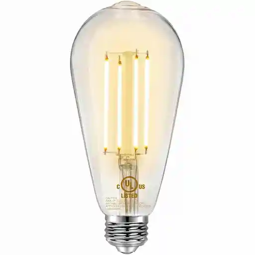 DAYBETTER Vintage LED Edison Bulbs 4-Pack E26 2700K Dimmable ST58